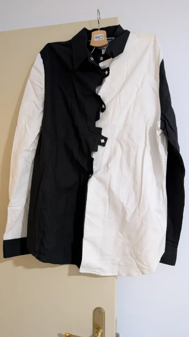 Camisa Bicolor Vintage 90s