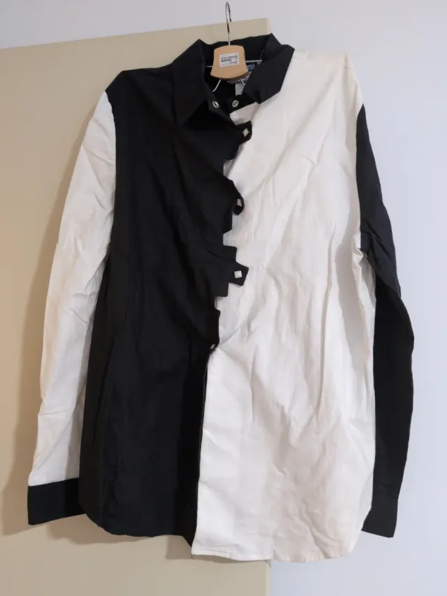 Camisa Bicolor Vintage 90s