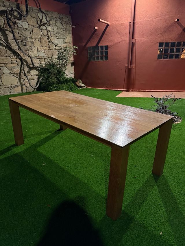 Mesa comedor madera maciza 200x102