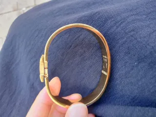 Pulsera tipo Hermes  H Azul Acero Inoxidable T17