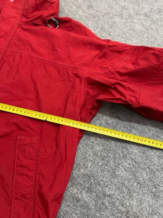 Chaqueta Columbia Impermeable Roja y Azul