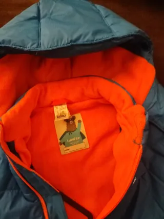 Mono de nieve azul 2 años