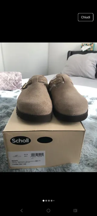 Sabot Scholl Beige/Marrone Tg. 39