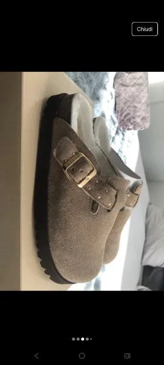 Sabot Scholl Beige/Marrone Tg. 39