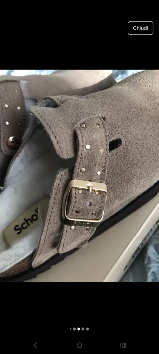 Sabot Scholl Beige/Marrone Tg. 39