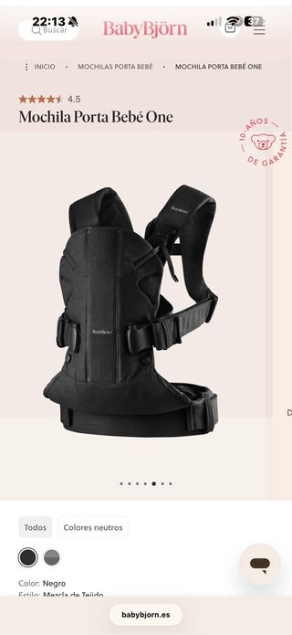 Mochila Porta Bebé BabyBjörn