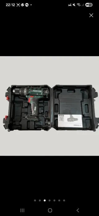 Taladro Atornillador Parkside 20V PABS20-LiG8