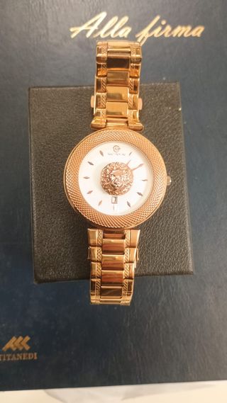 Orologio stile Versace Oro Rosa Unisex