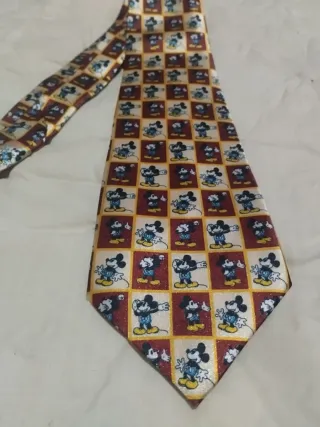 Corbata vintage de Mickey Mause como nueva