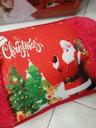 Scaldamani Natale Peluche Rosso