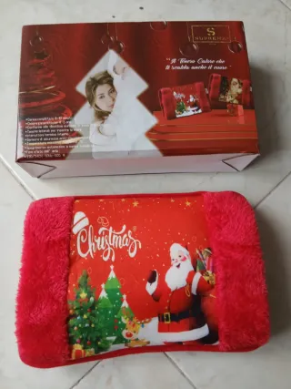 Scaldamani Natale Peluche Rosso