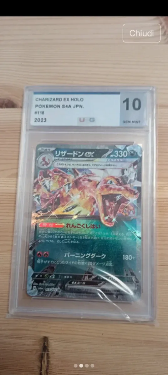 Pokemon Charizard EX Holo S4A JPN 115 GEM MINT 10