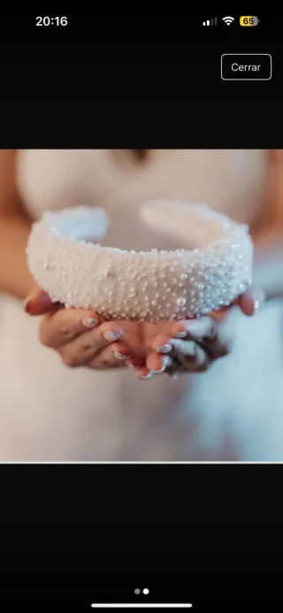 Diadema Novia Franc Sarabia Perlas