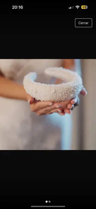 Diadema Novia Franc Sarabia Perlas