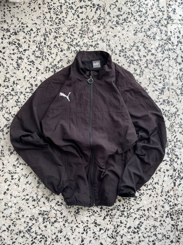 Puma Classic Black Lightweight Track Jacket Taglia L