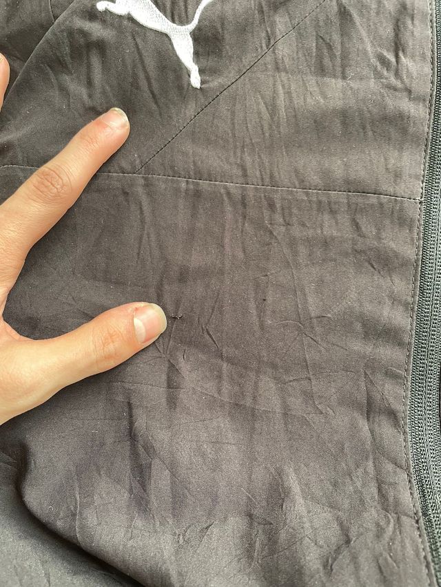 Puma Classic Black Lightweight Track Jacket Taglia L