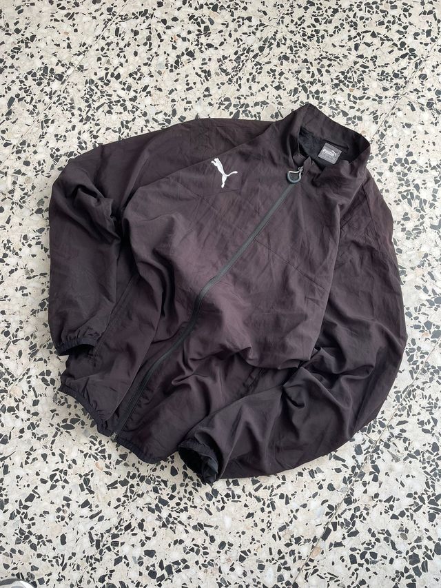 Puma Classic Black Lightweight Track Jacket Taglia L