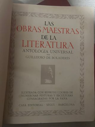 Obras maestras de la literatura universal