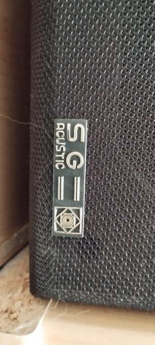 2 Altavoces SG Acustic Negros