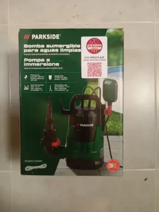 Bomba Sumergible Parkside para vaciar agua
