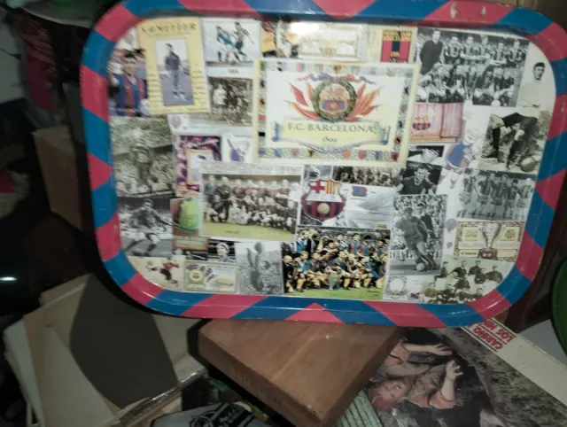 2 Bandejas Chapa F.C. Barcelona Coleccionables