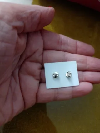 Pendientes Stitch Plata de Ley