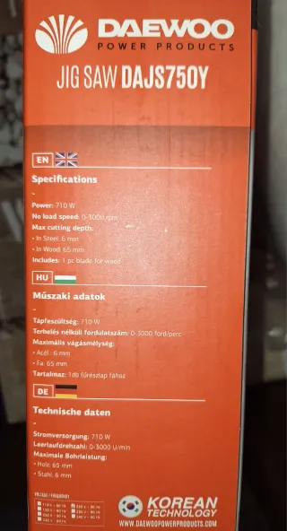 Sierra de calar Daewoo DAJS750Y