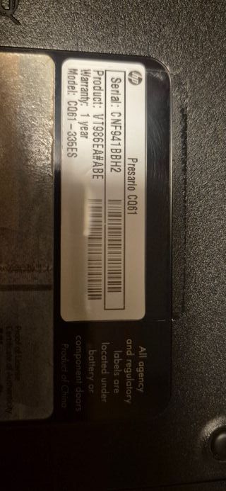 Portatile Compaq Presario CQ61