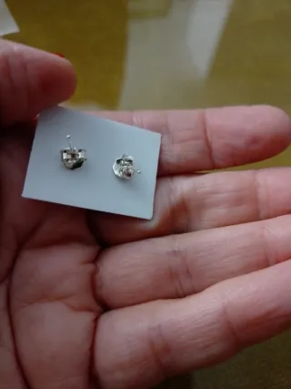 Pendientes Plata Ley Stitch