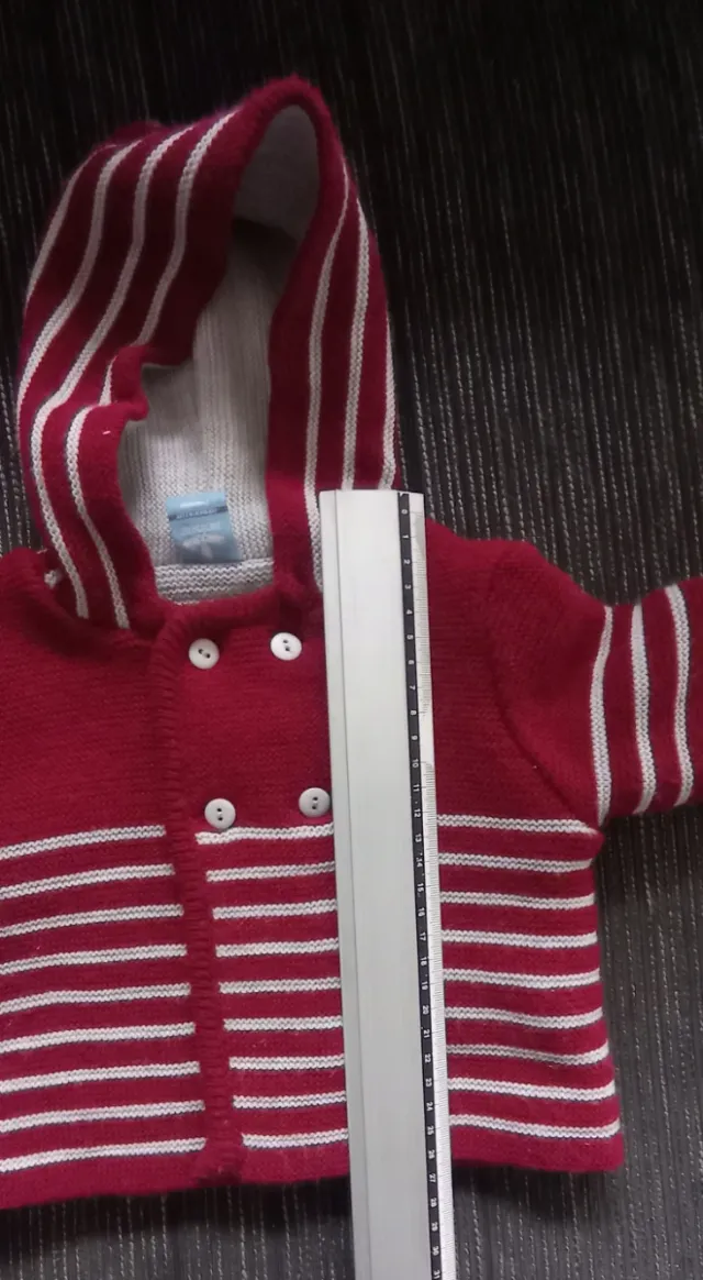 Conjunto bebé cárdigan y pantalón 6 meses