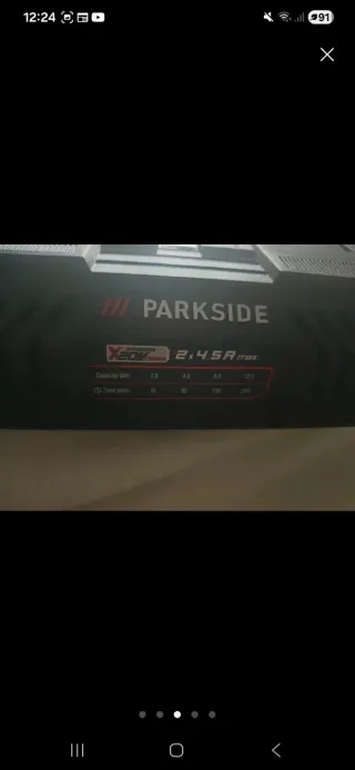 Cargador Doble Parkside 20V