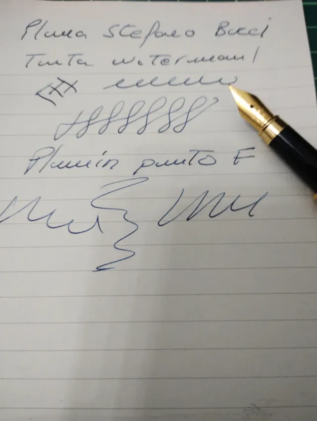 Pluma Estilográfica Stefano Bucci - Mármol Verde -