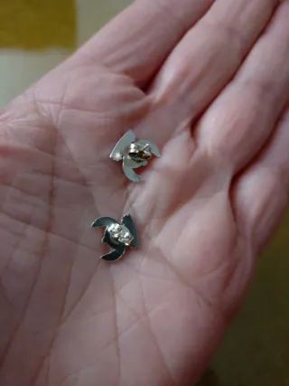 Pendientes Plata Stitch