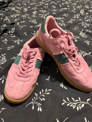 Zapatillas Zara Ante Rosa Talla 38