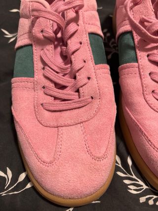 Zapatillas Zara Ante Rosa Talla 38