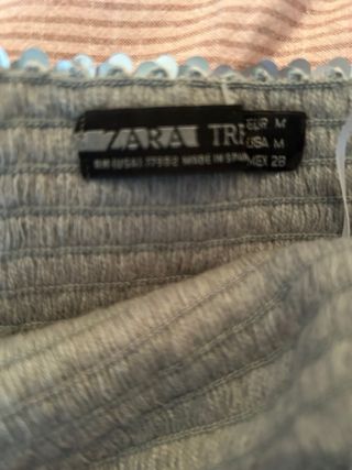 Top lentejuelas plateadas