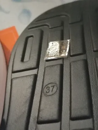 Deportivas blancas con velcro 1970s y plataforma