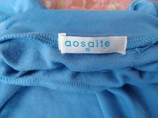 Jersey cuello alto azul