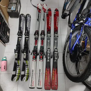 Lote de Esquís Elan, Nordica, Atomic