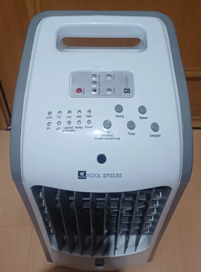 Climatizador Portátil Gris y Blanco