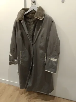 Gabardina gris invierno talla 52