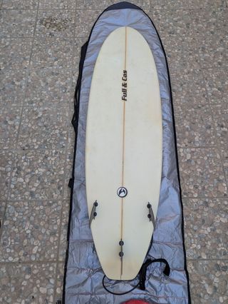 Tabla de surf full & cas 6'4 pack (funda+quillas)