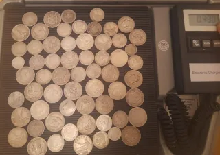 Lotto di monete d'argento