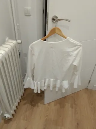 Blusa blanca mujer talla M
