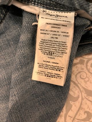 Pantalón vaquero hombre azul