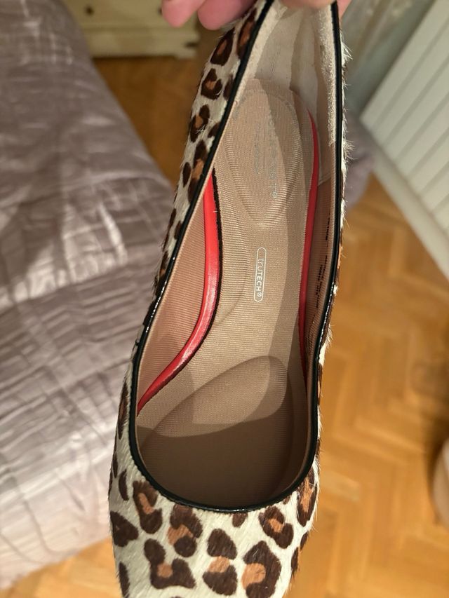 Scarpe col tacco con stampa animalier Rockport nuove