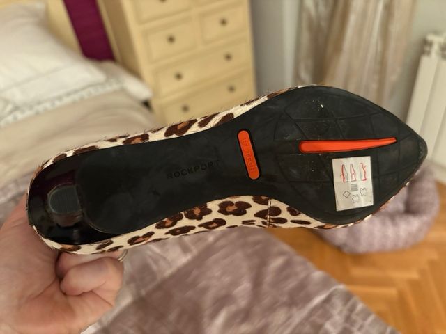 Scarpe col tacco con stampa animalier Rockport nuove