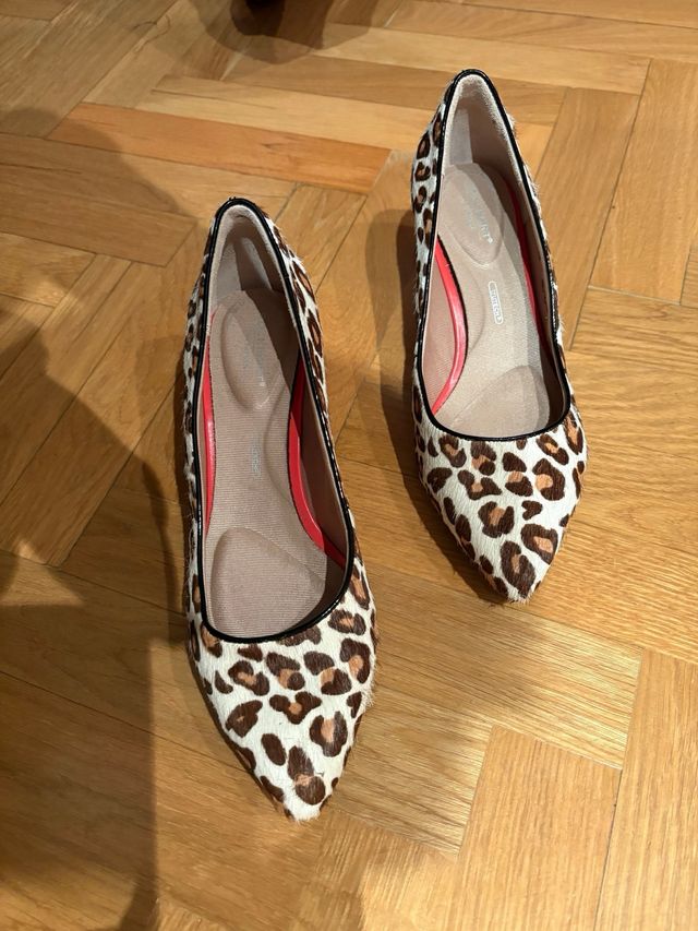 Scarpe col tacco con stampa animalier Rockport nuove