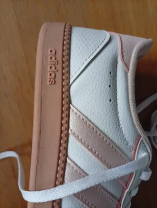 Scarpe Adidas Donna 38.5 Rosa Bianco