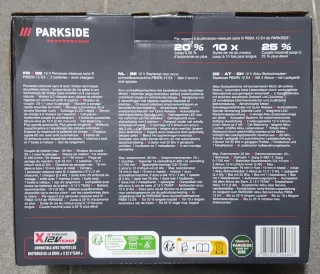 Pack aparafusadora performance Parkside 12V - nova